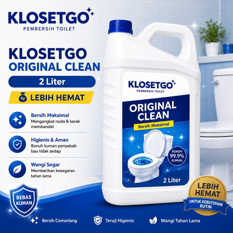 KLOSETGO 2 Liter